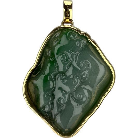 INTENSE GREEN LORD GANESHA