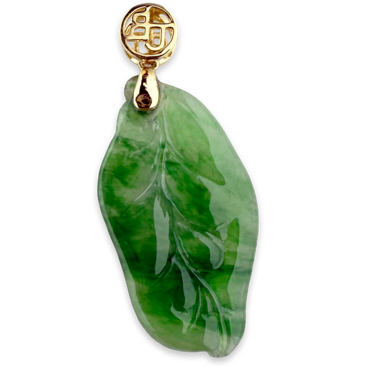 SPURRINA LEAF PENDANT
